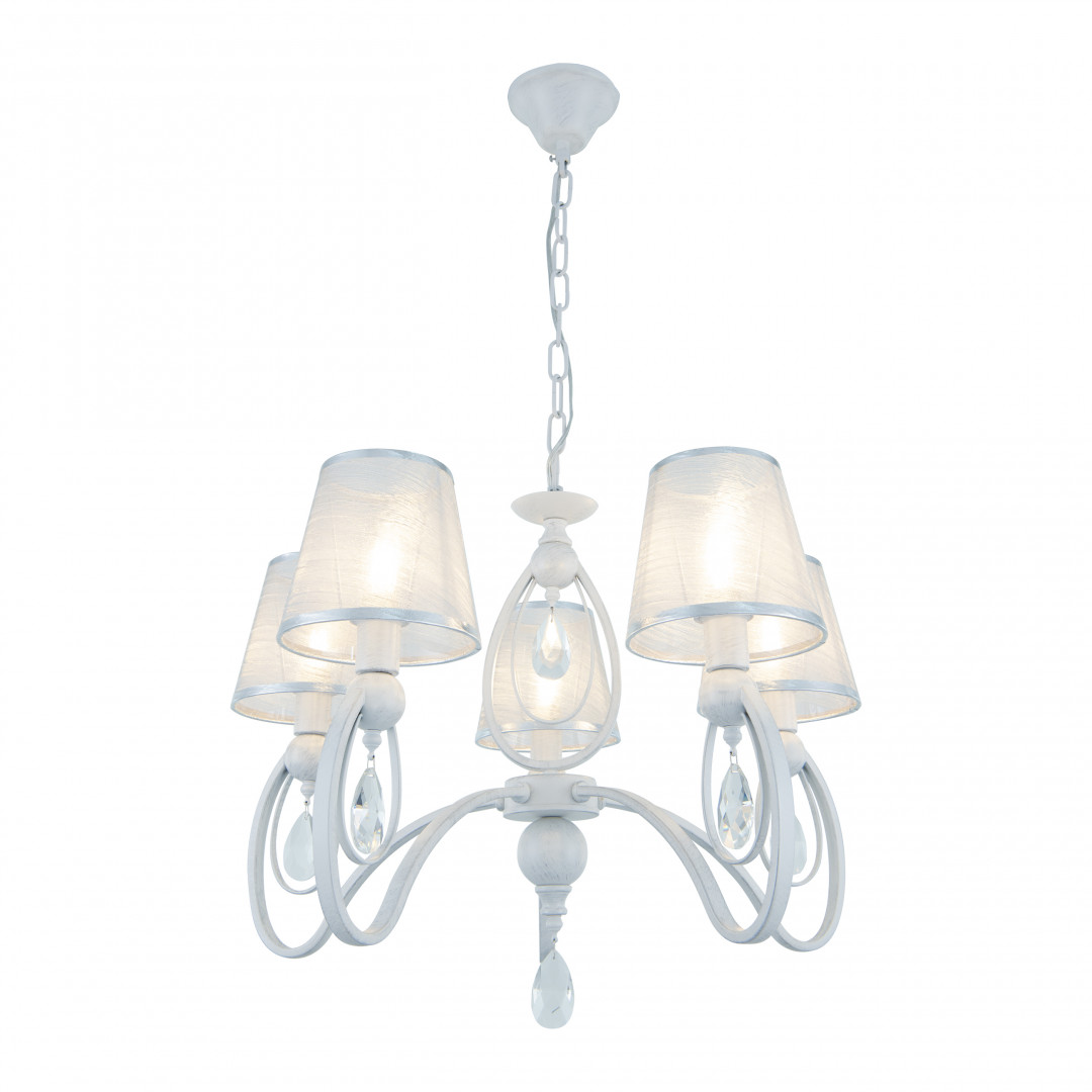 Подвесная люстра Arte Milano 347203/5 WT+SL Подвесная люстра Arte Milano 347203/5 WT+SL