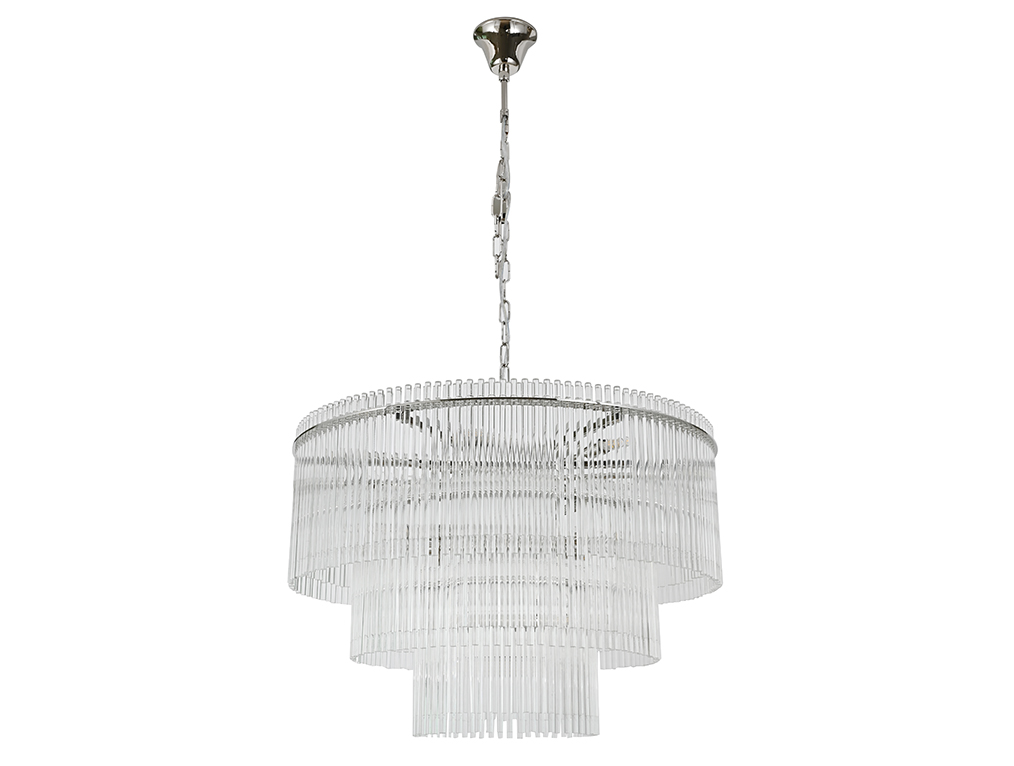 Подвесная люстра Newport 3689+9/C nickel М0069627 Подвесная люстра Newport 3689+9/C nickel М0069627