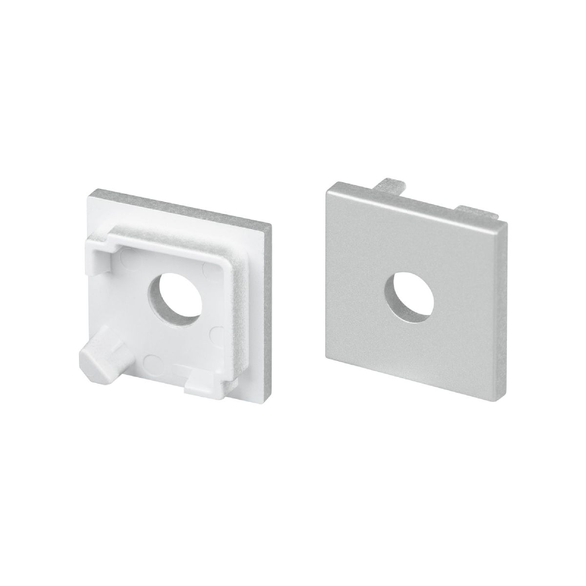 Заглушка Arlight SL-KANT-H16-S10 SQUARE с отверстием 053567