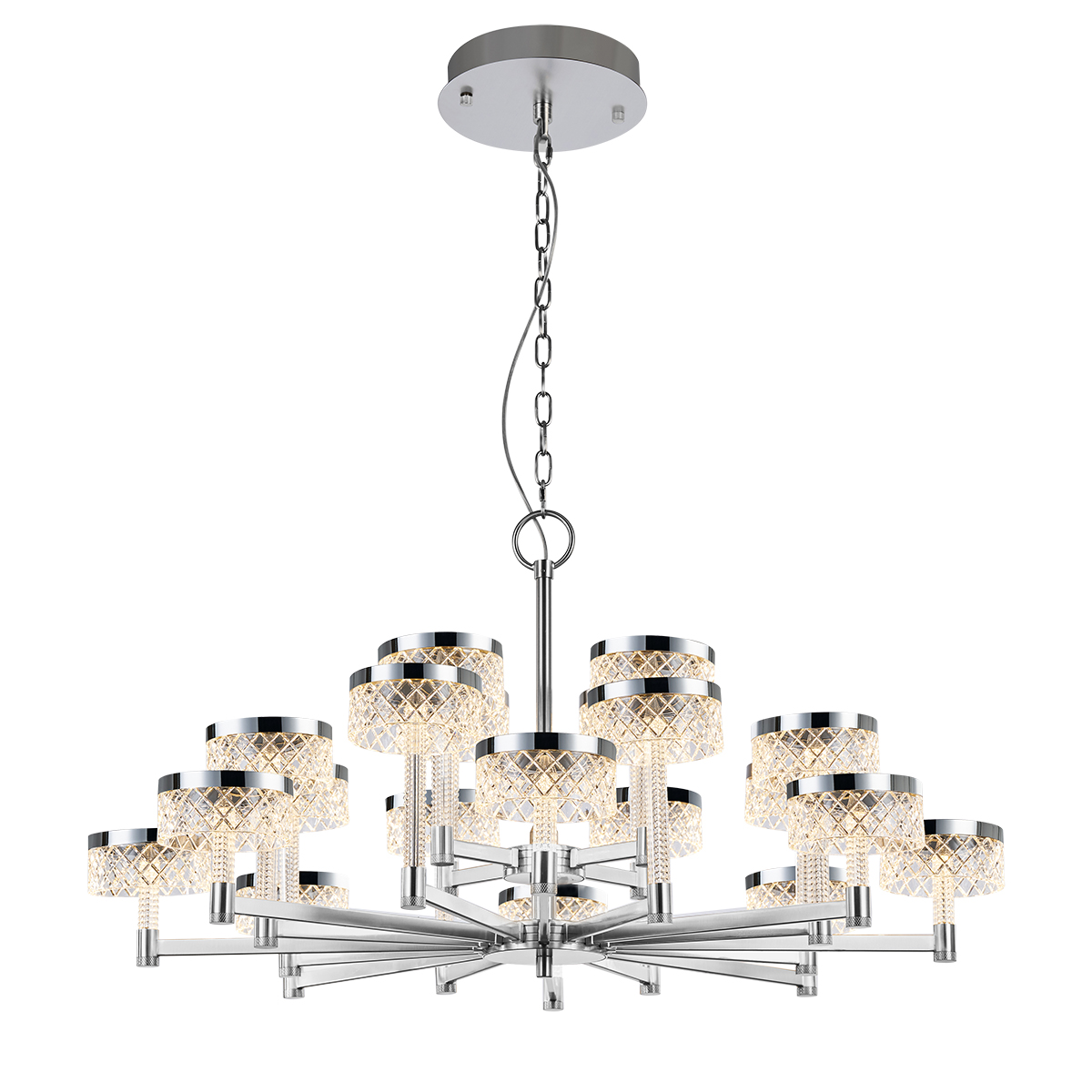 Подвесная люстра Delight Collection MD21020075 MD21020075-20A chrome