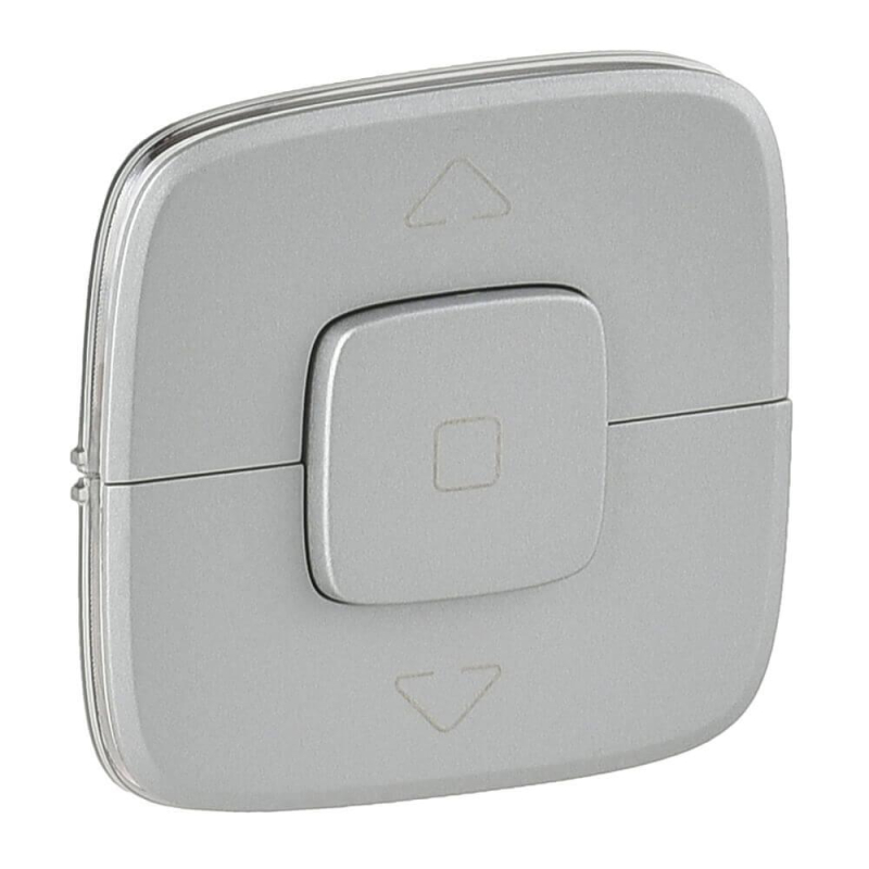 Лицевая панель Legrand Valena Allure выключателя жалюзи алюминий 755147