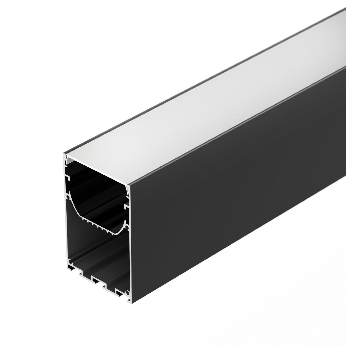 Алюминиевый профиль Arlight LINE-S-5075-3000 BLACK 041849 Алюминиевый профиль Arlight LINE-S-5075-3000 BLACK 041849