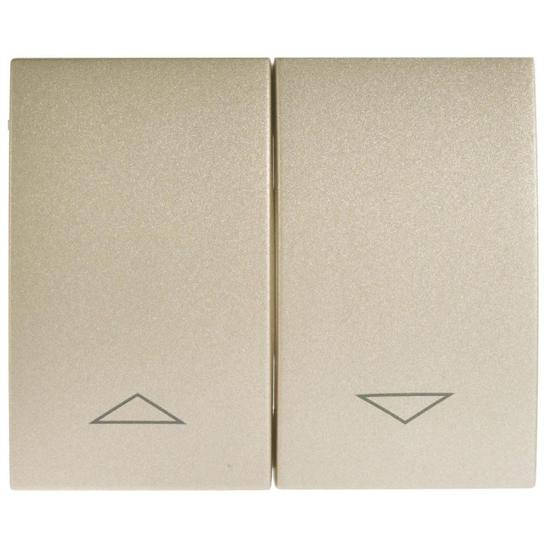 Лицевая панель Legrand Galea Life выключателя жалюзи титановая 771414