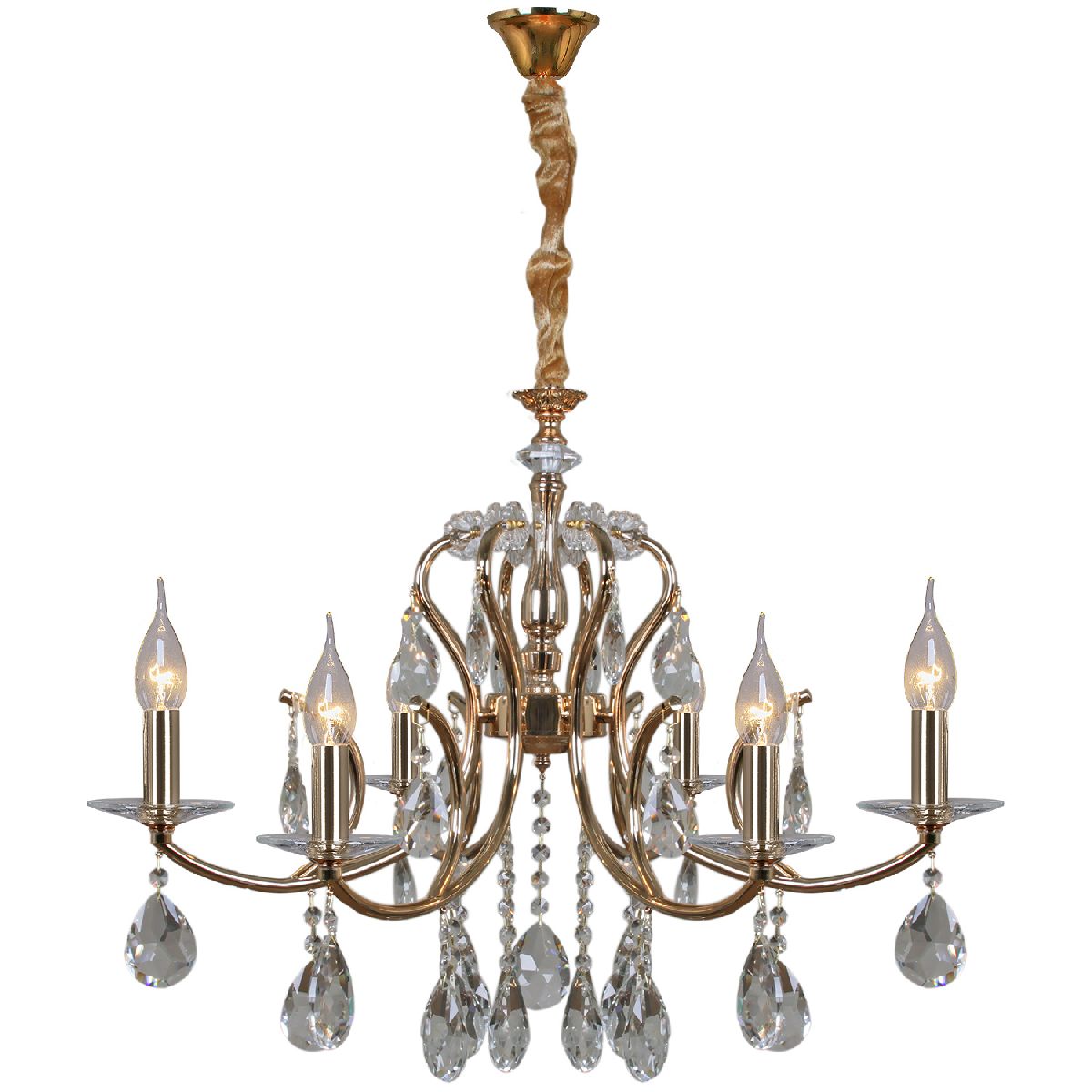 Подвесная люстра Illumico IL2326-6POR-39 GD Подвесная люстра Illumico IL2326-6POR-39 GD