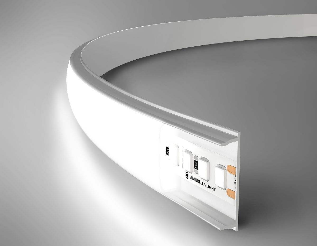 Алюминиевый накладной профиль Ambrella Light Alum Profile GP1600WH Алюминиевый накладной профиль Ambrella Light Alum Profile GP1600WH