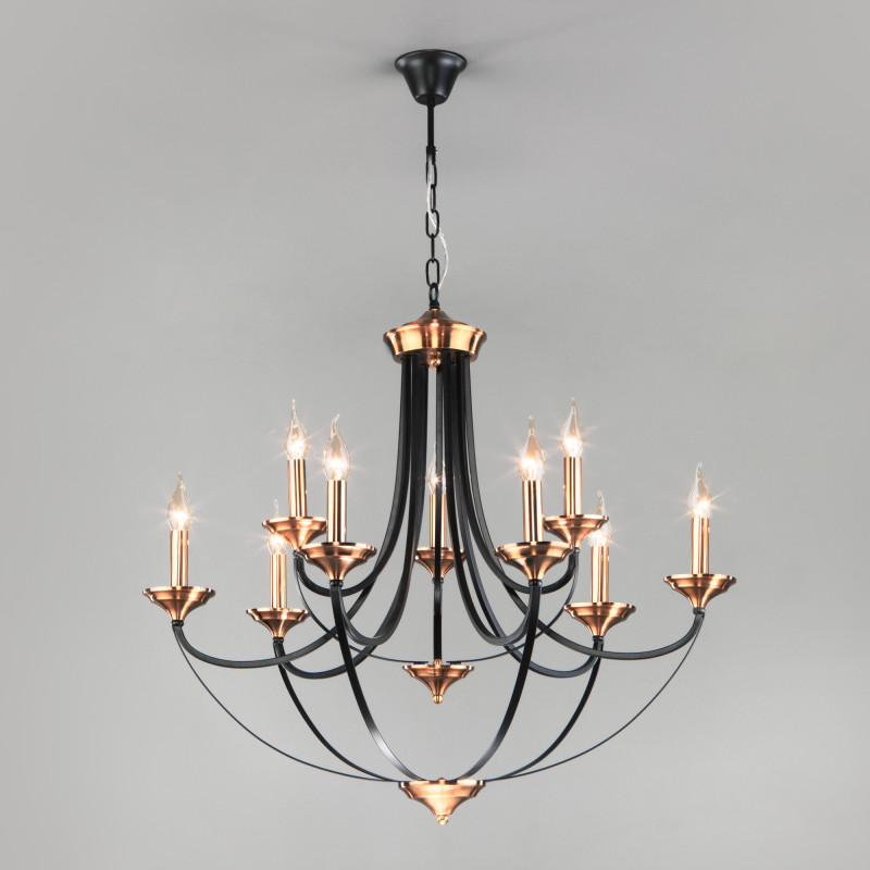 Подвесная люстра Eurosvet 60098/9 черный Подвесная люстра Eurosvet 60098/9 черный