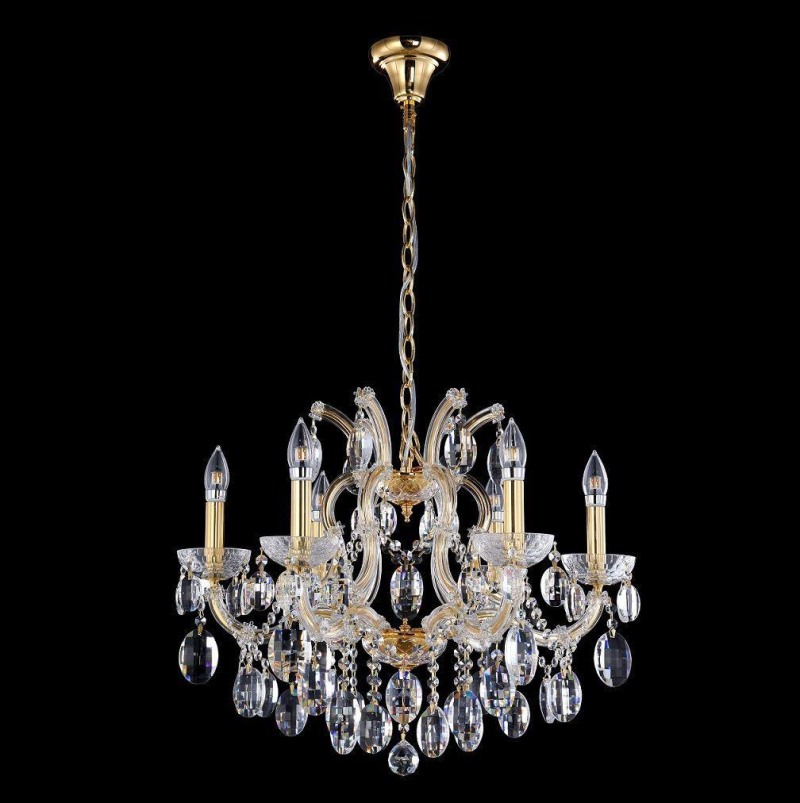 Подвесная люстра Crystal Lux Hollywood SP6 Gold Подвесная люстра Crystal Lux Hollywood SP6 Gold