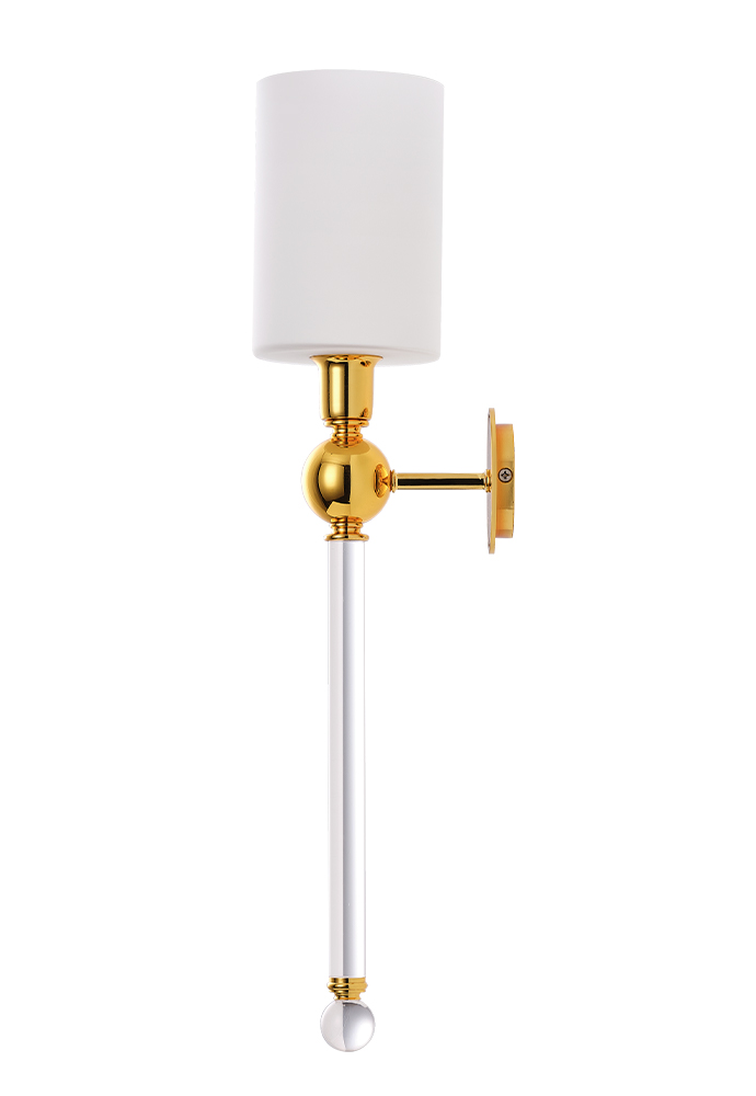 Бра Crystal Lux MIRABELLA AP1 GOLD/WHITE Бра Crystal Lux MIRABELLA AP1 GOLD/WHITE
