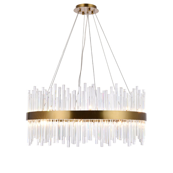 Подвесная люстра Delight Collection KR1209P-12 brass Подвесная люстра Delight Collection KR1209P-12 brass