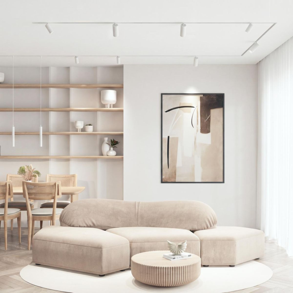 Трековый однофазный светильник Denkirs Simple Spot DK8220-WH