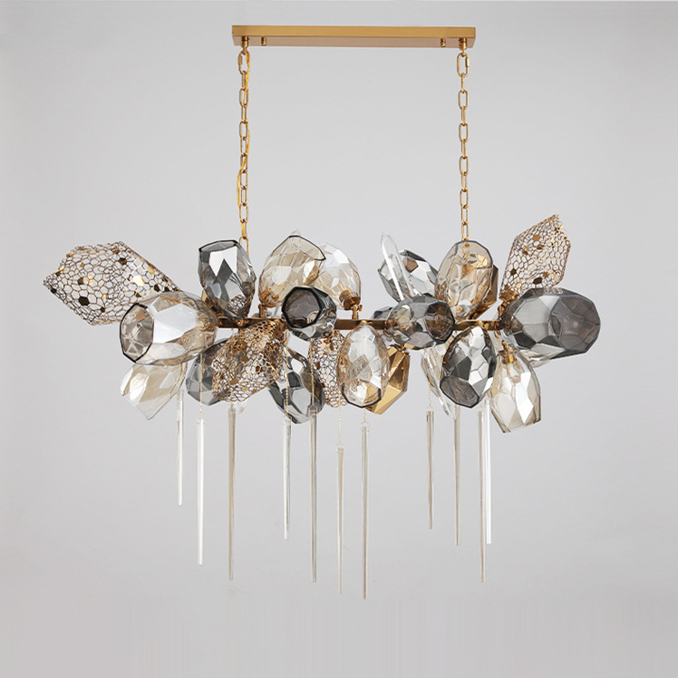 Подвесная люстра Delight Collection Britannica 8898P/BL gold/smoky Подвесная люстра Delight Collection Britannica 8898P/BL gold/smoky