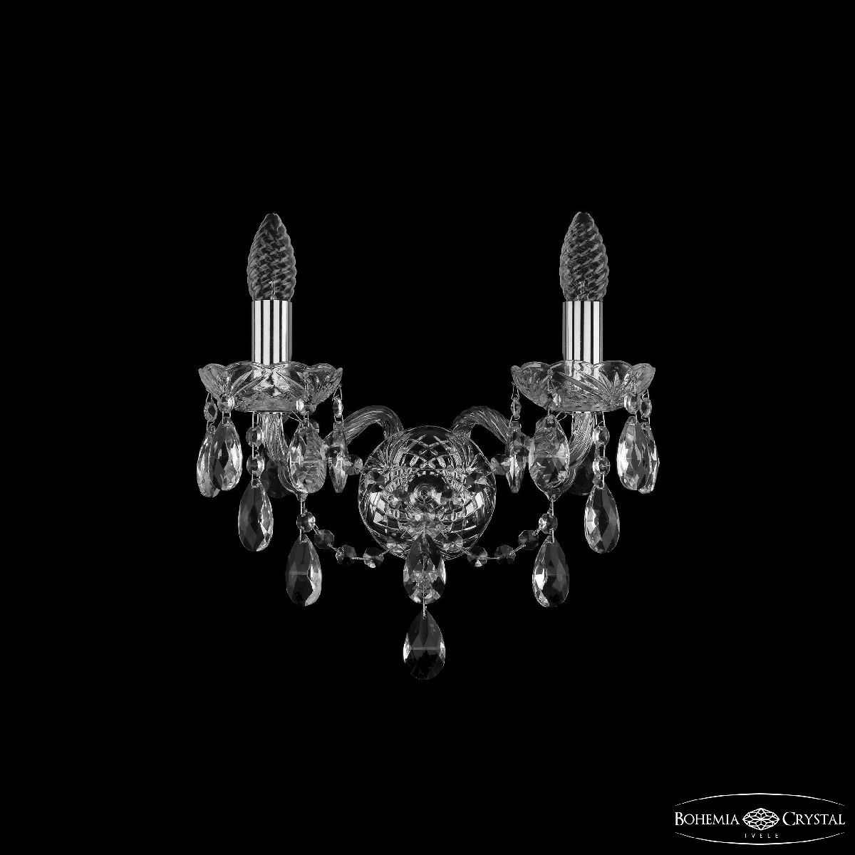 Бра Bohemia Ivele Crystal 1415B/2/141 Ni Бра Bohemia Ivele Crystal 1415B/2/141 Ni