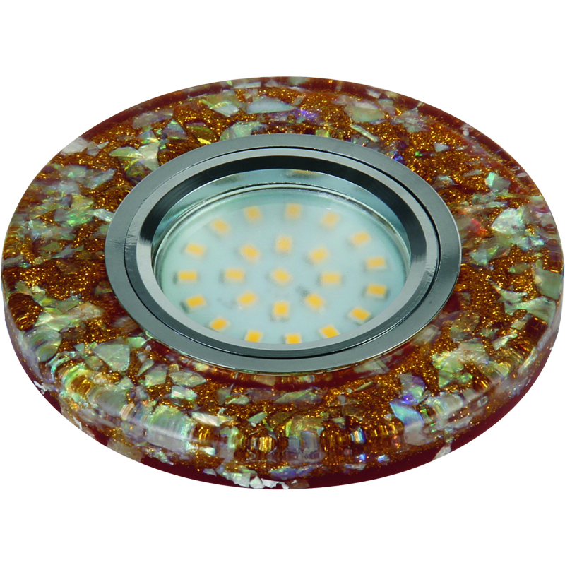 Встраиваемый светильник Fametto DLS-L103 GU5.3 CHROME/BROWN 10716 Встраиваемый светильник Fametto DLS-L103 GU5.3 CHROME/BROWN 10716