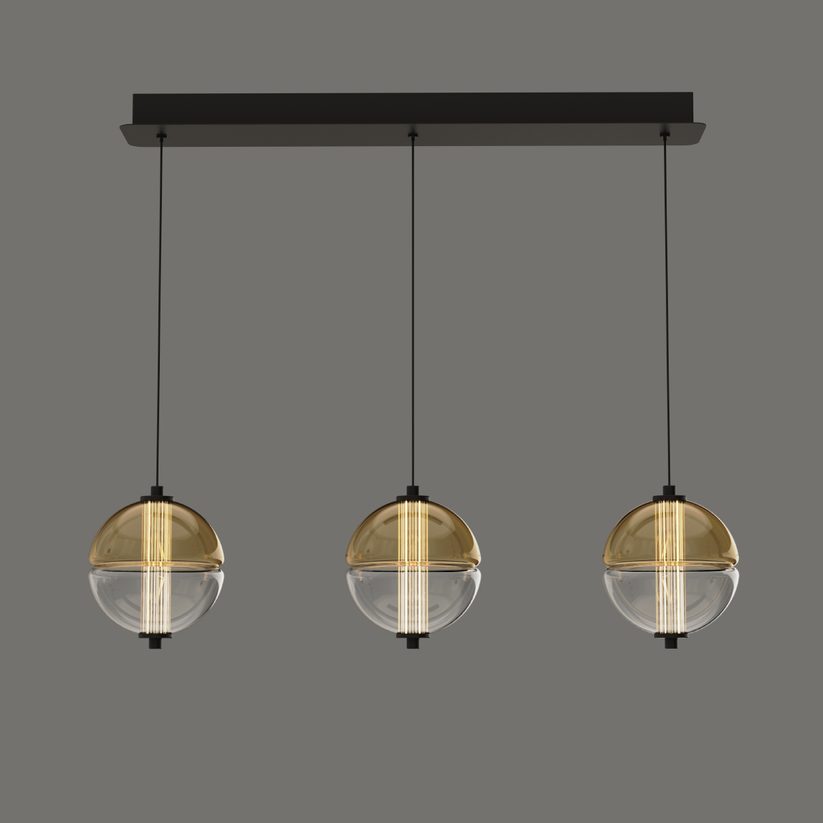 Подвесной светильник Delight Collection MD24022079-3B black/amber Подвесной светильник Delight Collection MD24022079-3B black/amber