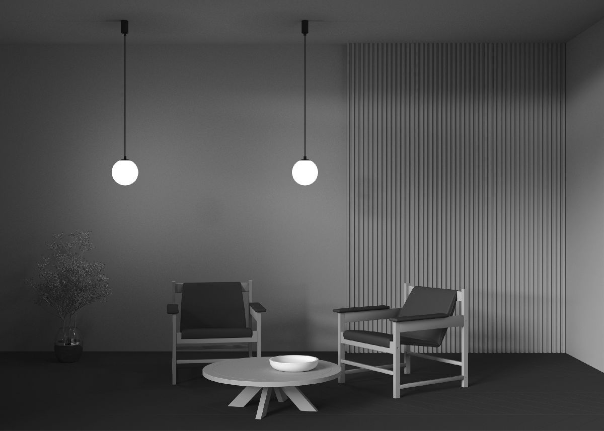 Подвесной светильник Maytoni Luna P039PL-5W4K-20-B