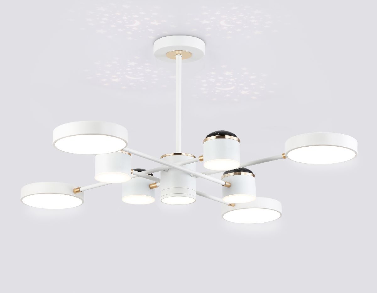 Люстра на штанге Ambrella Light Linetech Comfort FL51627 Люстра на штанге Ambrella Light Linetech Comfort FL51627