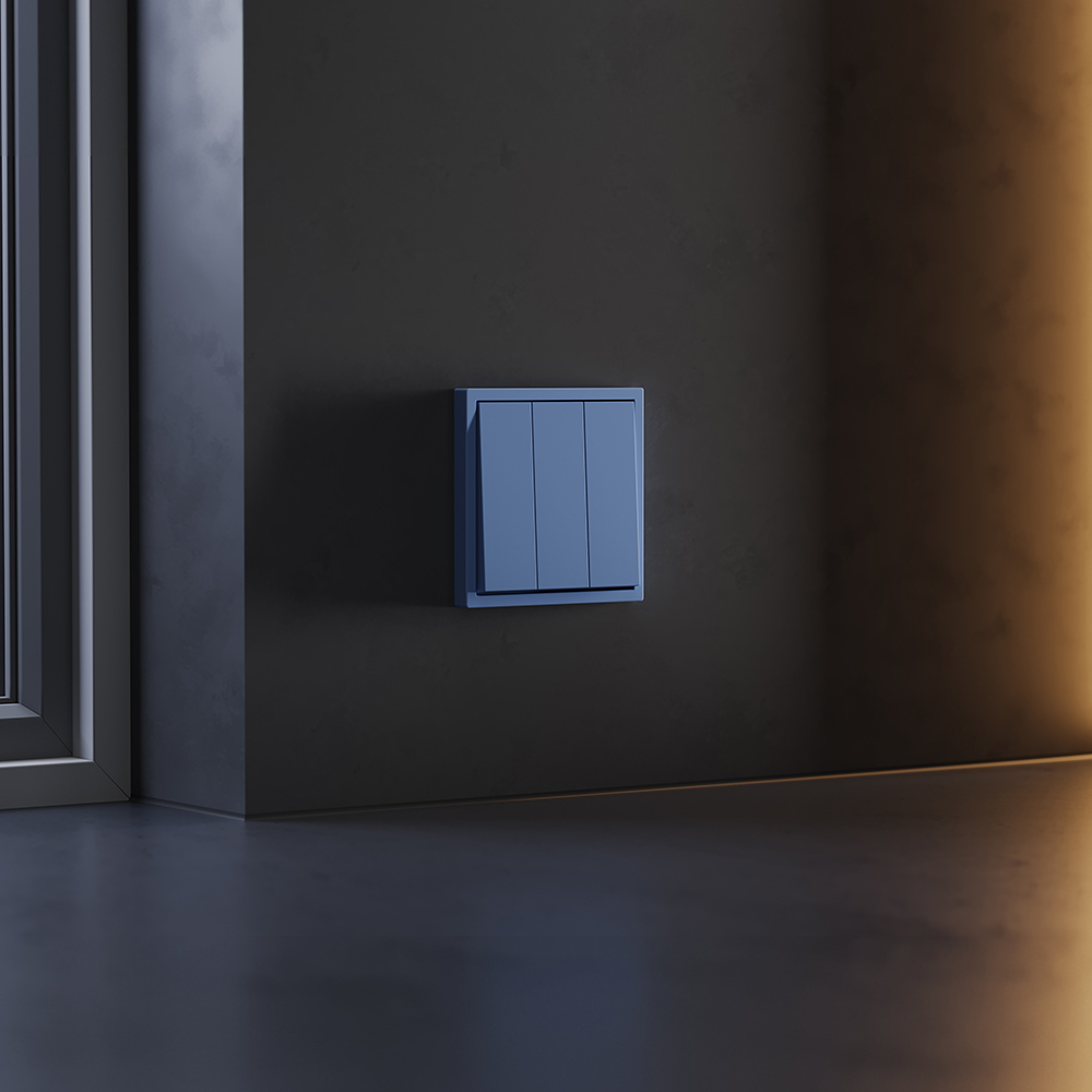 Клавиши для выключателя/переключателя трехклавишного Voltum S70 (деним) VLS000515