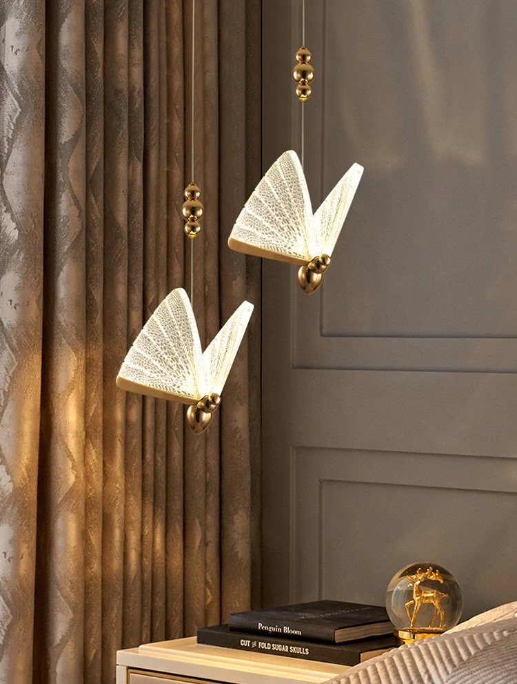 Подвесной светильник Delight Collection Butterfly OM8201008-1 rose gold
