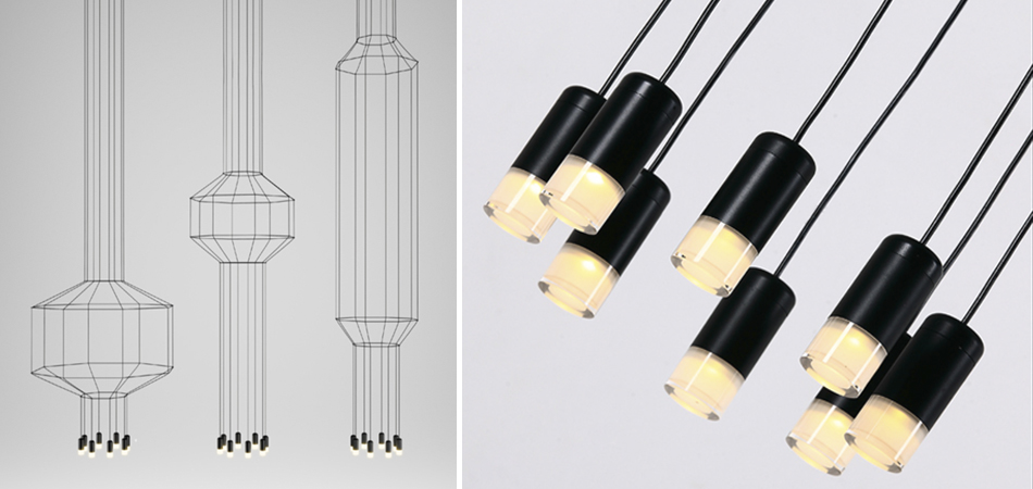Подвесной светильник ImperiumLoft Vibia Wireflow 84532-22