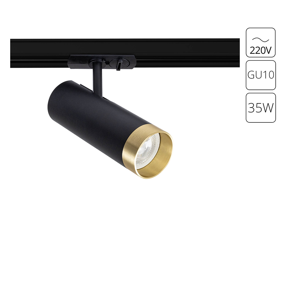 Трековый однофазный светильник Arte Lamp Topic A2356PL-1BK Трековый однофазный светильник Arte Lamp Topic A2356PL-1BK