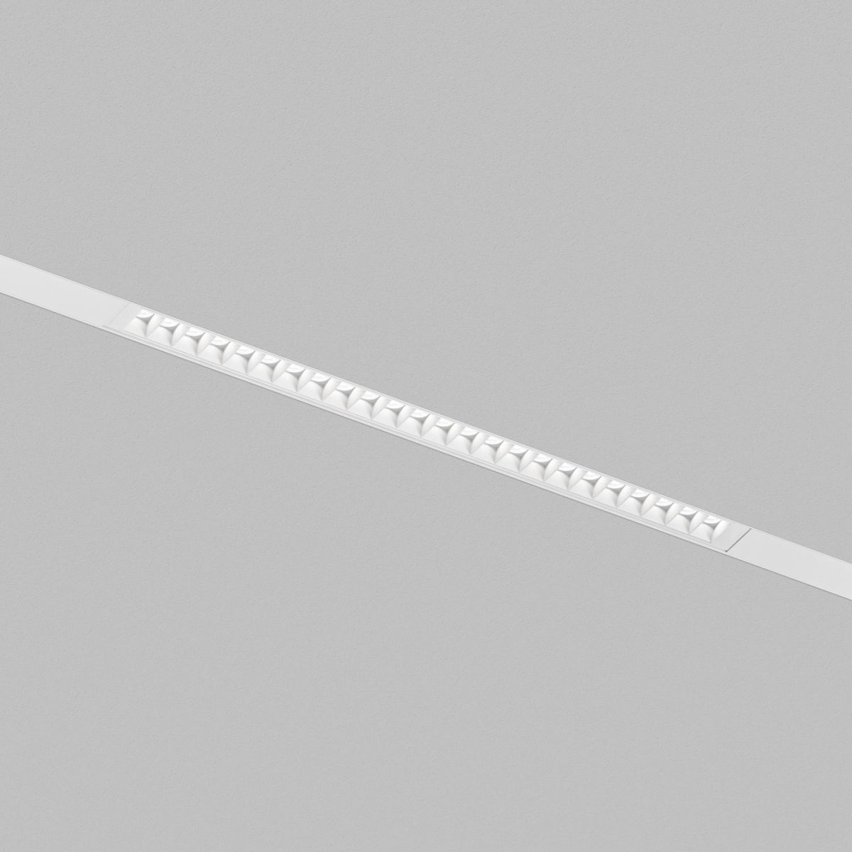 Трековый однофазный светильник Denkirs Simple Grill DK8202-WH