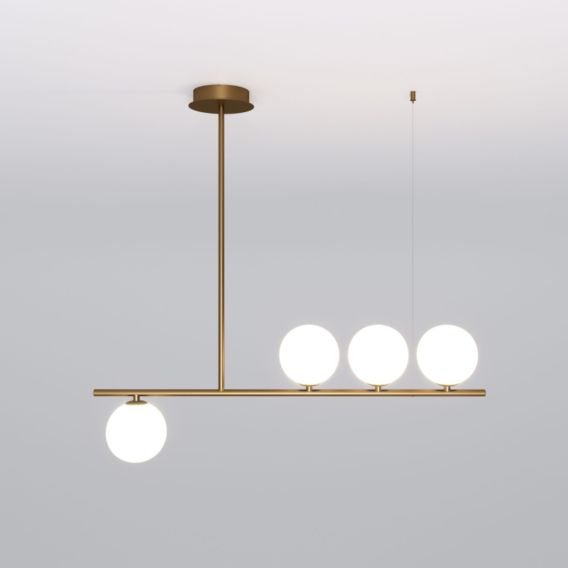 Подвесная люстра Eurosvet Fredo 70136/4 латунь a061532 Подвесная люстра Eurosvet Fredo 70136/4 латунь a061532