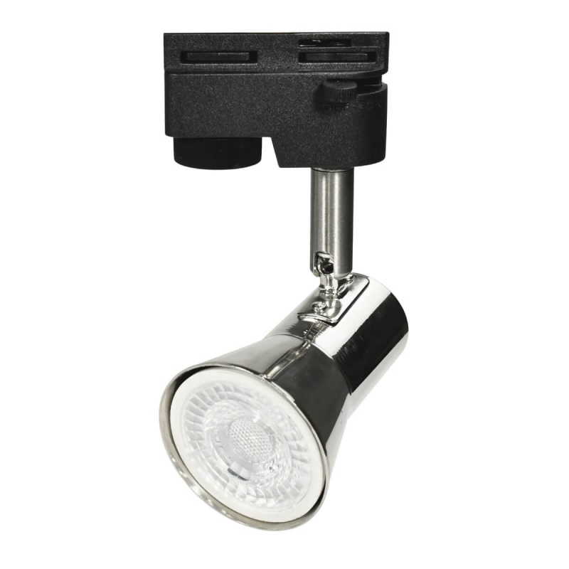 Трековый светильник Volpe UBL-Q323 GU10 NICKEL Трековый светильник Volpe UBL-Q323 GU10 NICKEL