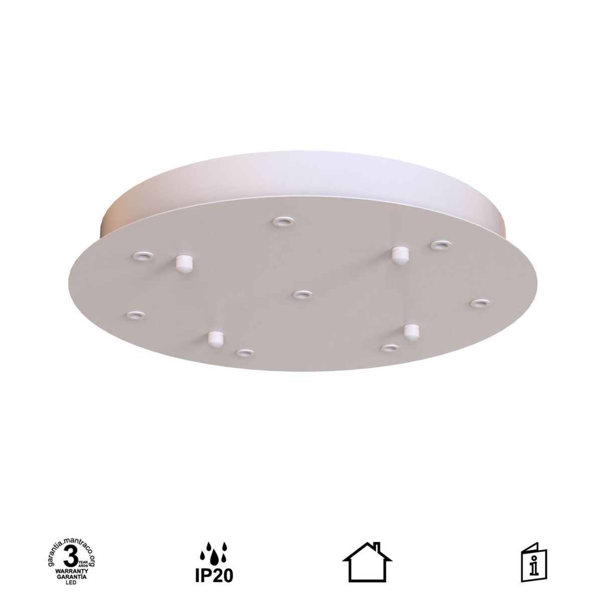 Подвесная люстра Mantra Arrecife 9366+9211 (8L)