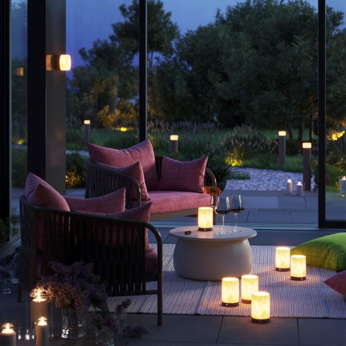 Настольная лампа Odeon Light Nature Candela 7190/2TL