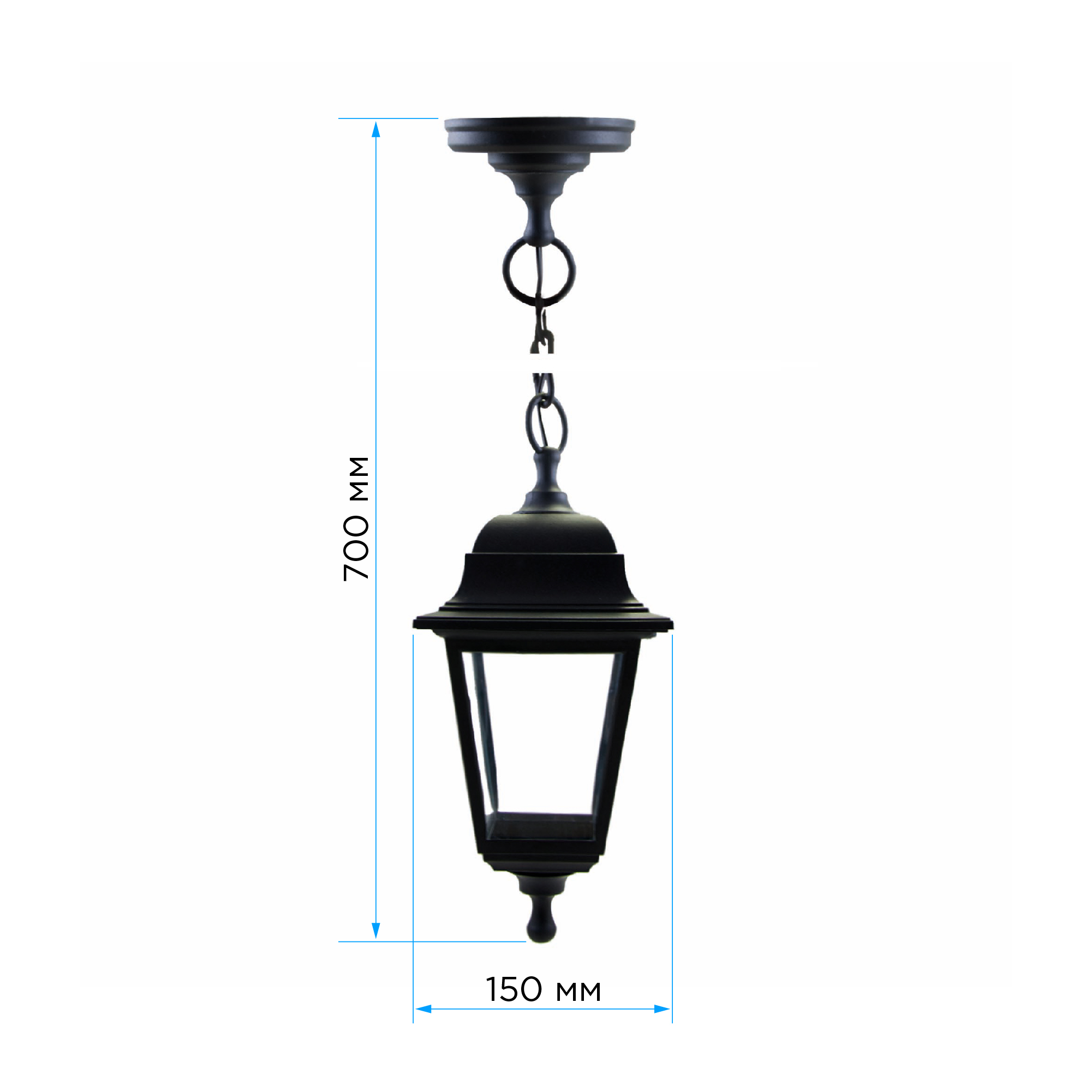 Уличный подвесной светильник Apeyron Адель 11-13ЧЕР Уличный подвесной светильник Apeyron Адель 11-13ЧЕР