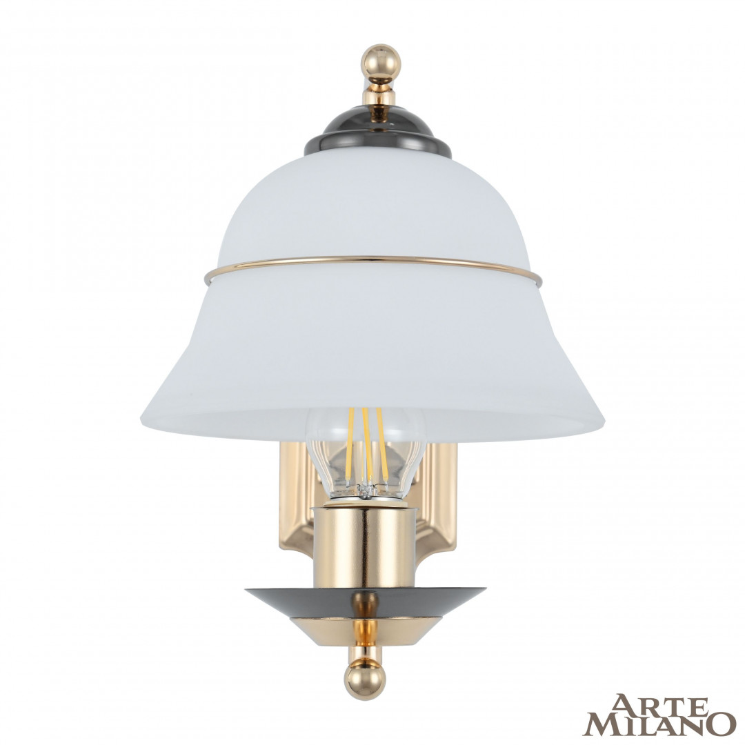Бра Arte Milano Florentia-1240 301240/1W Bk/Gd Бра Arte Milano Florentia-1240 301240/1W Bk/Gd