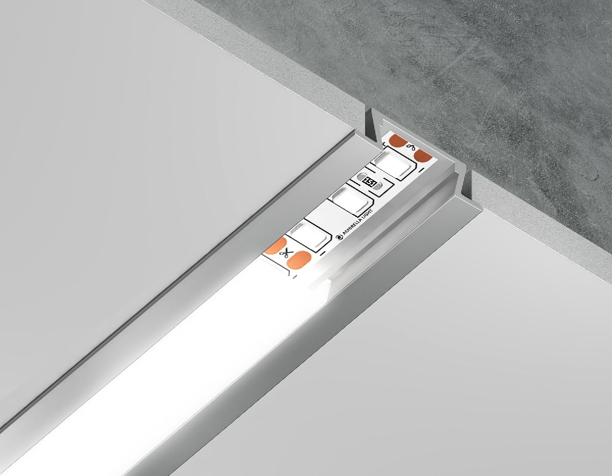 Алюминиевый встраиваемый профиль Ambrella Light Alum Profile GP1001AL Алюминиевый встраиваемый профиль Ambrella Light Alum Profile GP1001AL
