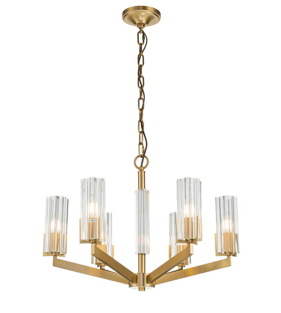 Подвесная люстра Belfast Malone 6035-6 BR CL Подвесная люстра Belfast Malone 6035-6 BR CL