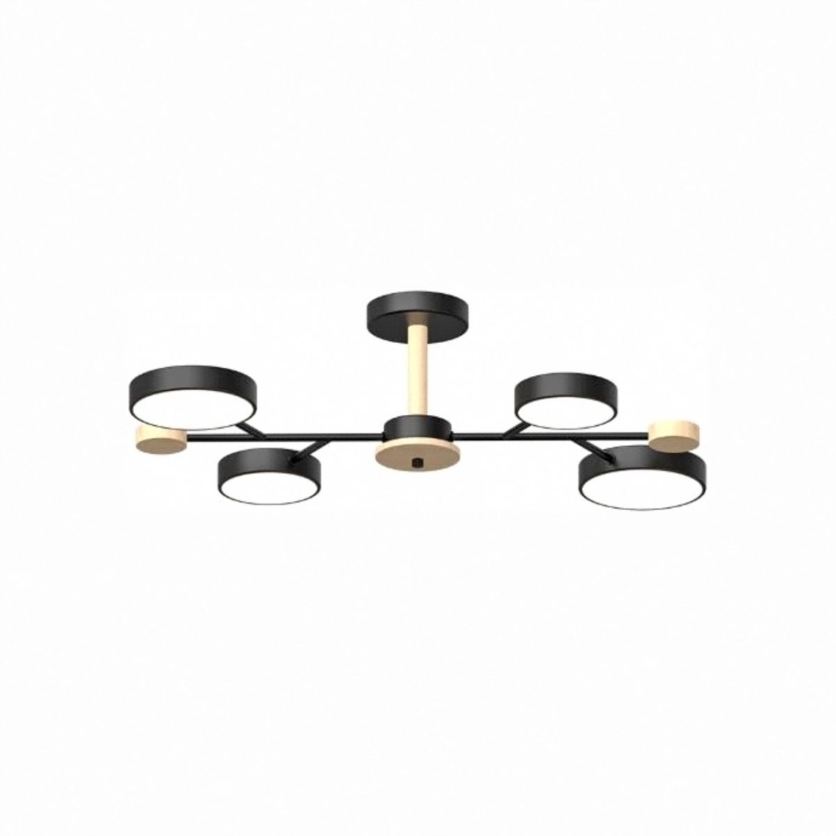 Люстра на штанге LED4U L3213-670 BK Люстра на штанге LED4U L3213-670 BK