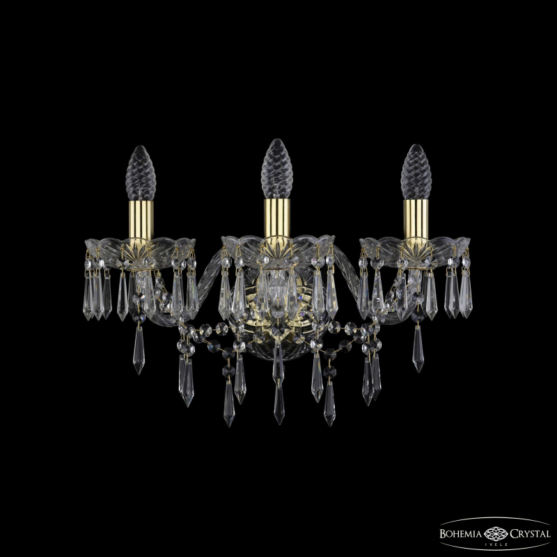 Бра Bohemia Ivele Crystal 1403B/3/160/XL G Бра Bohemia Ivele Crystal 1403B/3/160/XL G