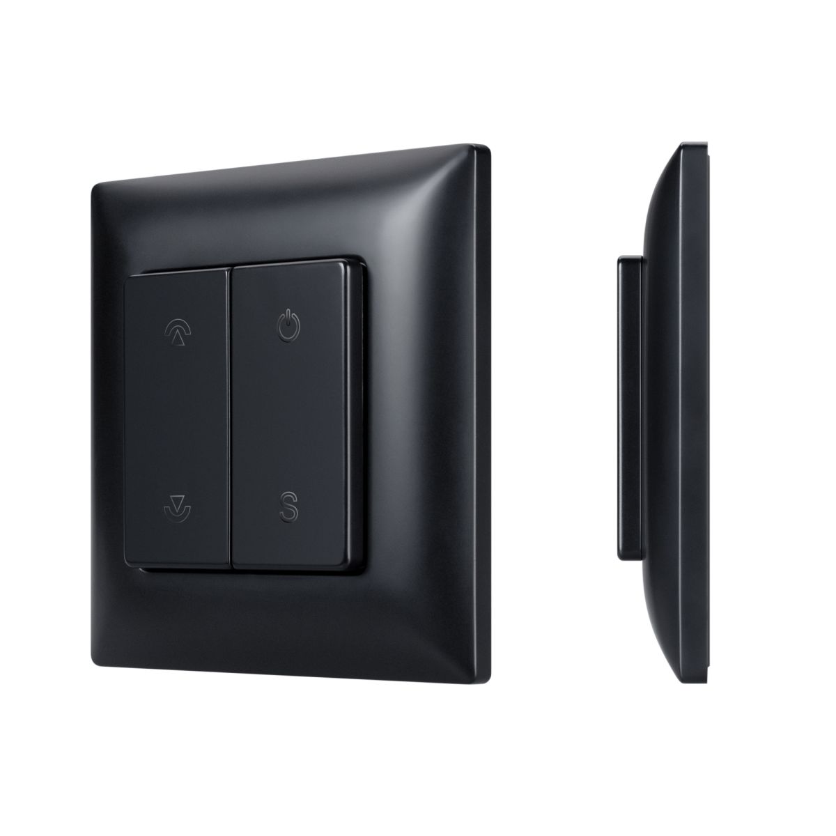 Накладная кнопочная панель 2.4 ГГц Arlight SMART-RF-801-22-1G-DIM-SUF Black (3V, 2.4G) (IARL, IP20 Пластик) 059068