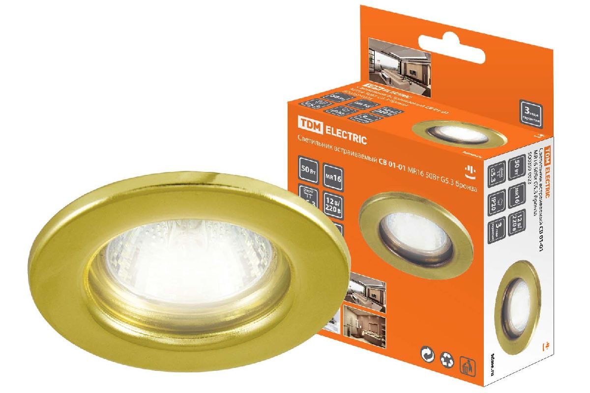 Встраиваемый светильник TDM Electric СВ 01-01 SQ0359-0023 Встраиваемый светильник TDM Electric СВ 01-01 SQ0359-0023