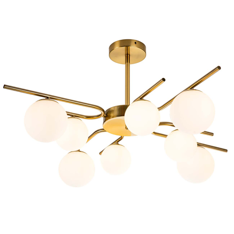 Люстра на штанге Escada Sphere 642/8P Brass Люстра на штанге Escada Sphere 642/8P Brass