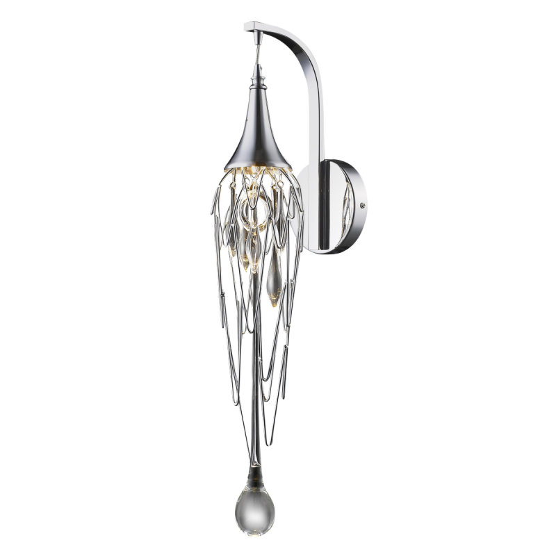 Бра Delight Collection Goddess Tears W68009S-1 chrome Бра Delight Collection Goddess Tears W68009S-1 chrome