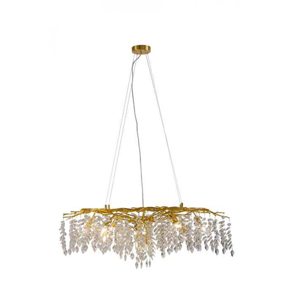 Подвесная люстра AM Group LEAF FALL L1200 GOLD Подвесная люстра AM Group LEAF FALL L1200 GOLD