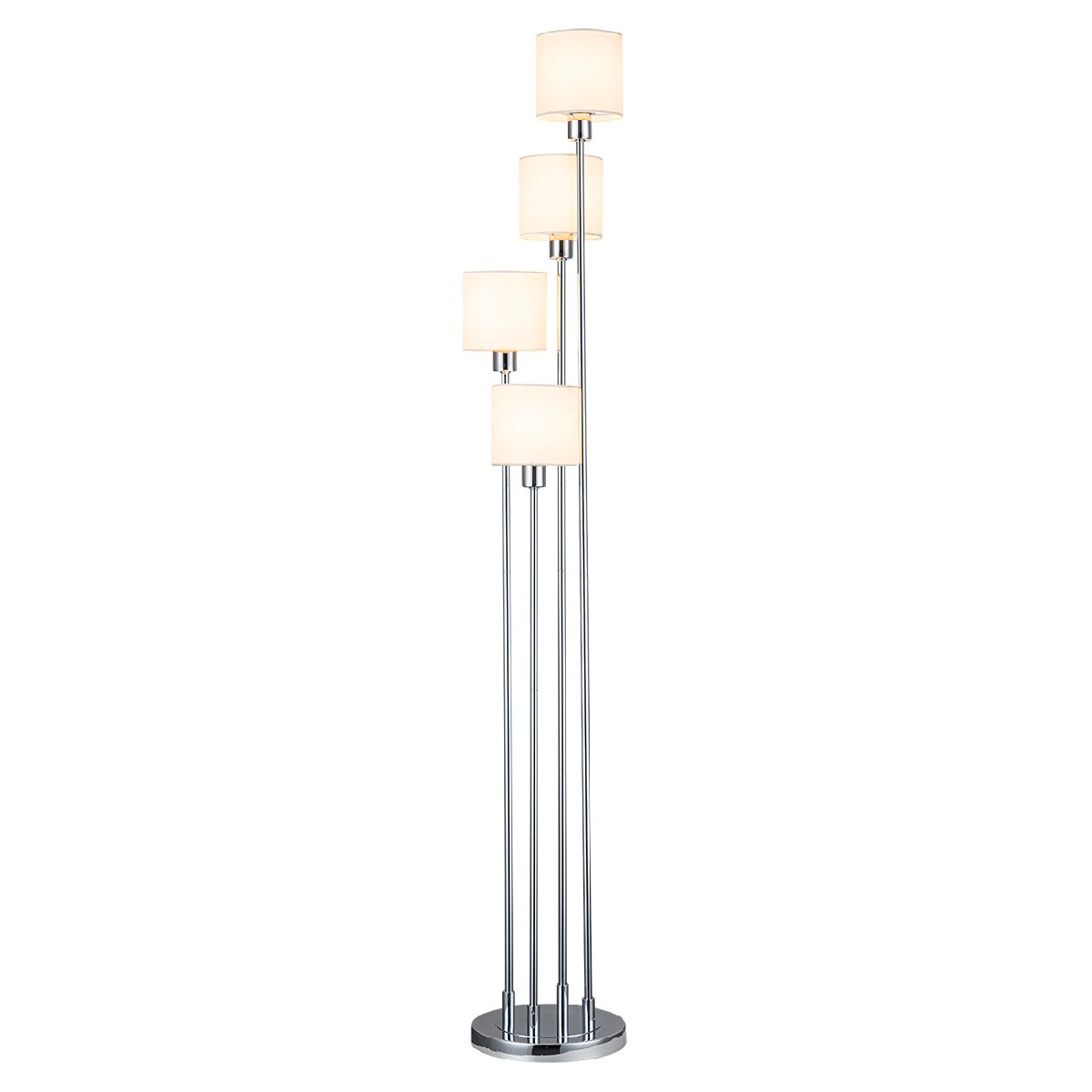 Торшер Escada Denver 1109/4 Chrome/Beige Торшер Escada Denver 1109/4 Chrome/Beige