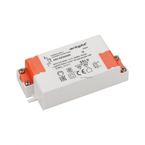Блок питания Arlight ARJ-KE36500 (18W, 500mA, PFC) 023075 Блок питания Arlight ARJ-KE36500 (18W, 500mA, PFC) 023075
