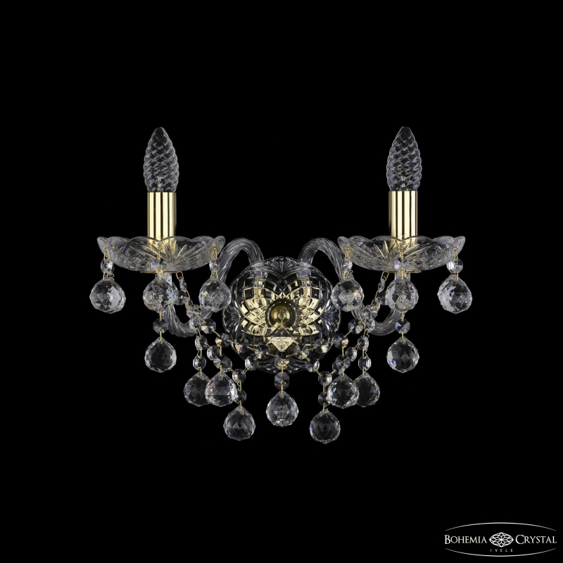 Бра Bohemia Ivele Crystal 1409B/2/160/XL G Бра Bohemia Ivele Crystal 1409B/2/160/XL G