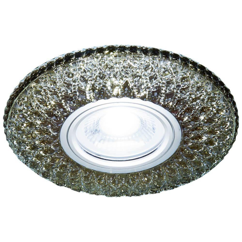 Встраиваемый светодиодный светильник Ambrella Light Led S333 BK/CLD Встраиваемый светодиодный светильник Ambrella Light Led S333 BK/CLD