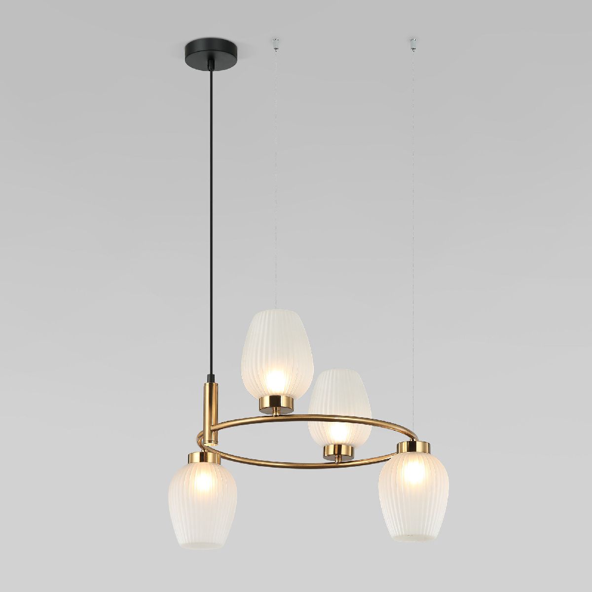 Подвесная люстра Eurosvet Alva 30183/4 латунь Smart a064682 Подвесная люстра Eurosvet Alva 30183/4 латунь Smart a064682