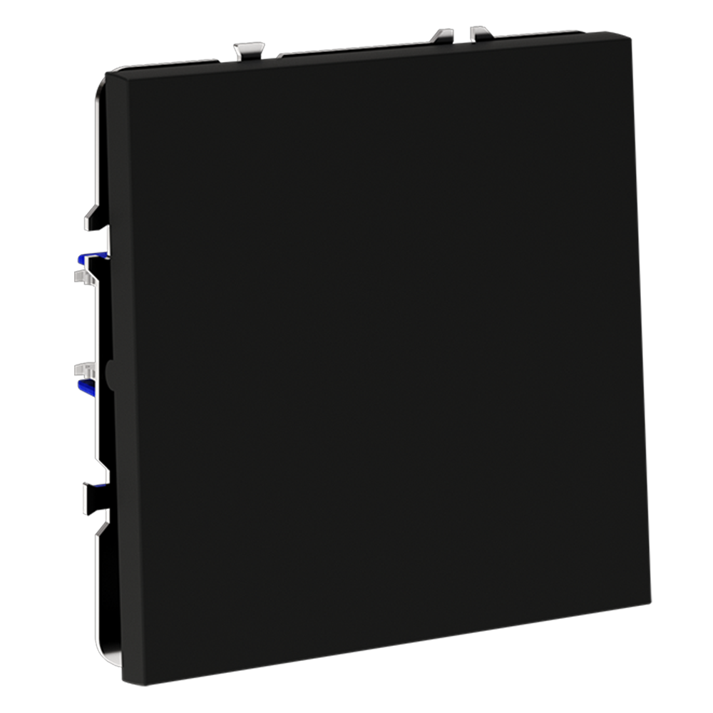 Выключатель одноклавишный Voltum S70 VLS010108 (черный матовый)