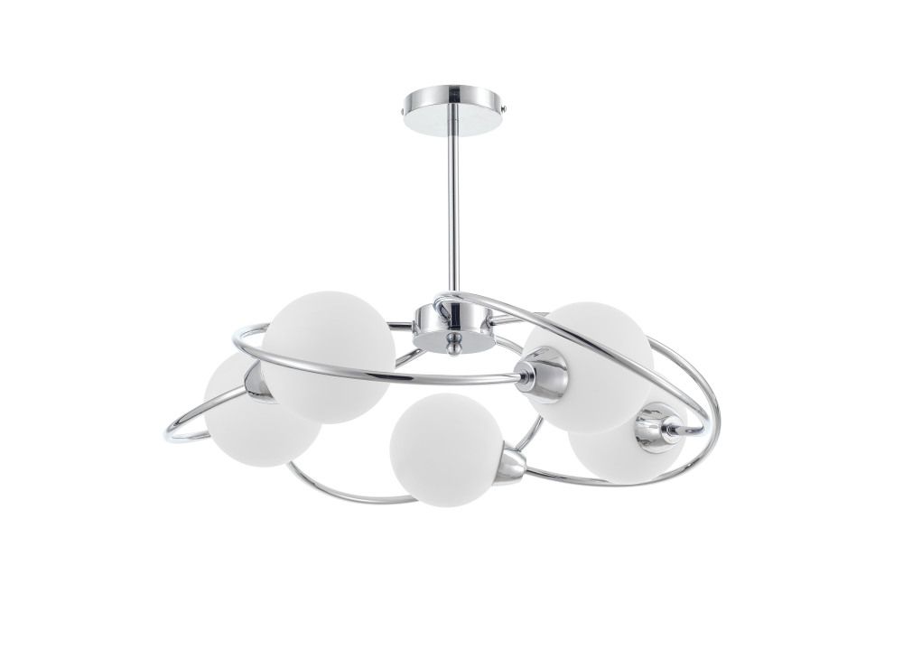 Люстра на штанге Myfar Leticia MR2251-5C Люстра на штанге Myfar Leticia MR2251-5C