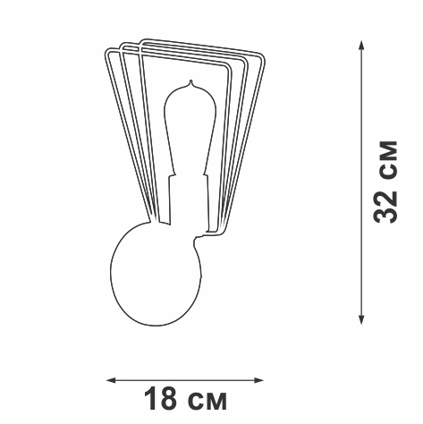 Бра Vitaluce V4378-1/1A