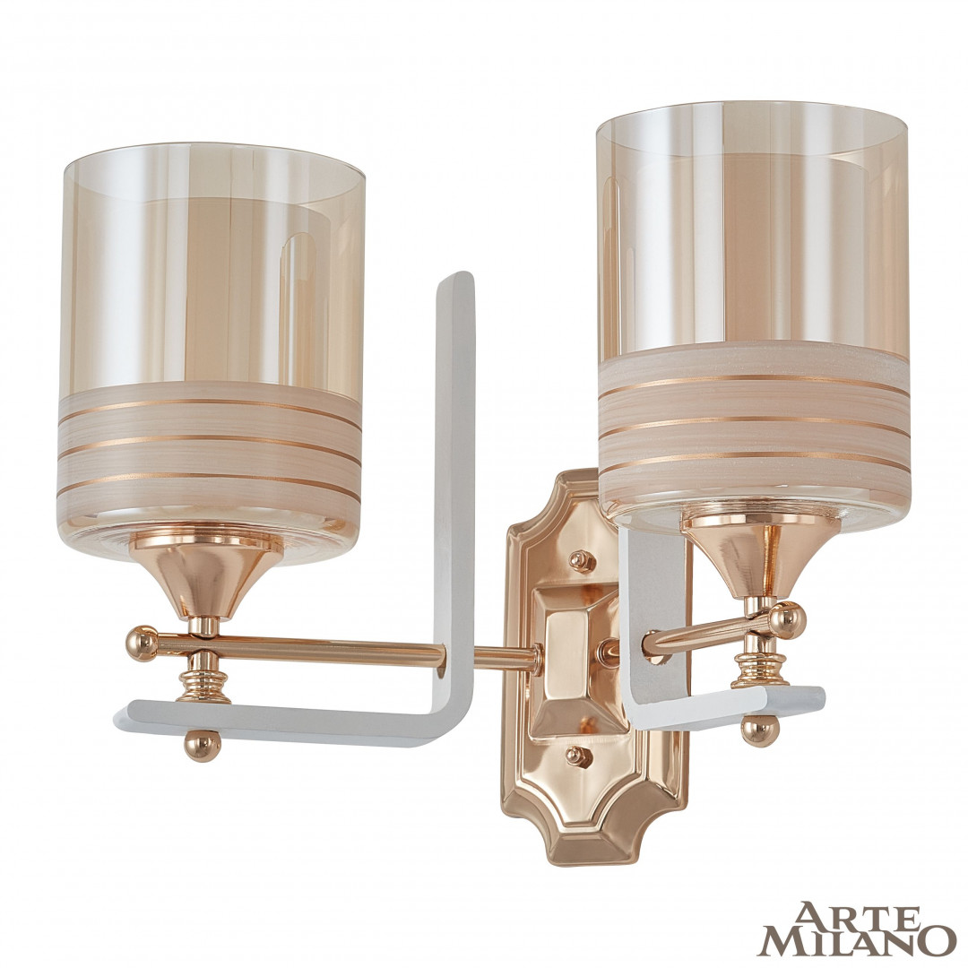 Бра Arte Milano Florentia-6087 306087/2W Wh/Gd Бра Arte Milano Florentia-6087 306087/2W Wh/Gd