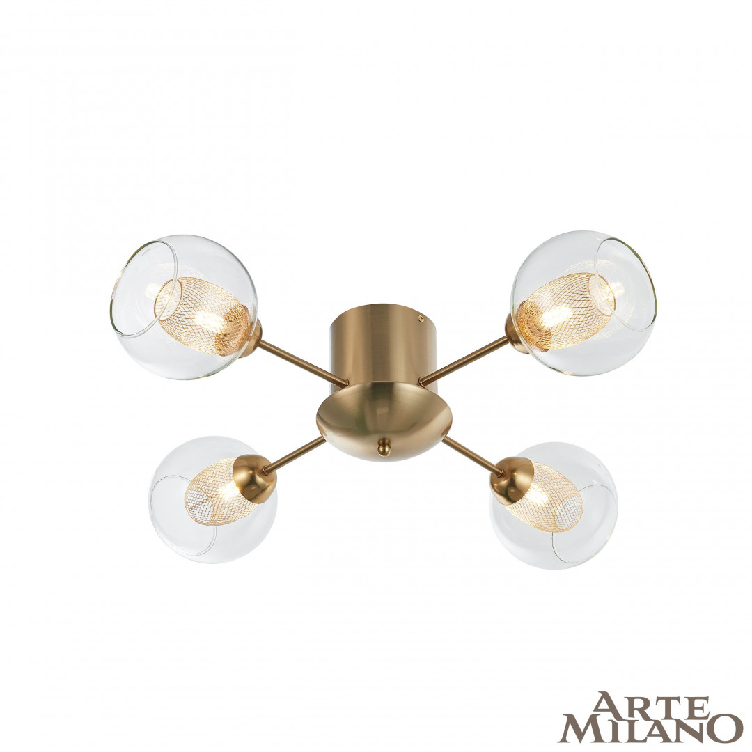 Потолочная люстра Arte Milano 272880/4 GD Потолочная люстра Arte Milano 272880/4 GD